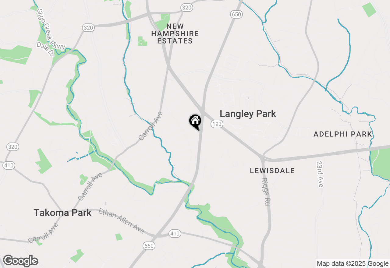 Map of 7603 Hammond Avenue, Takoma Park, MD 20912