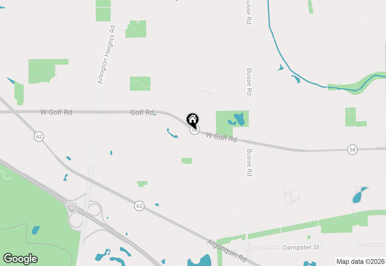 Map of 1009 Arbor Court, Mount Prospect, IL 60056