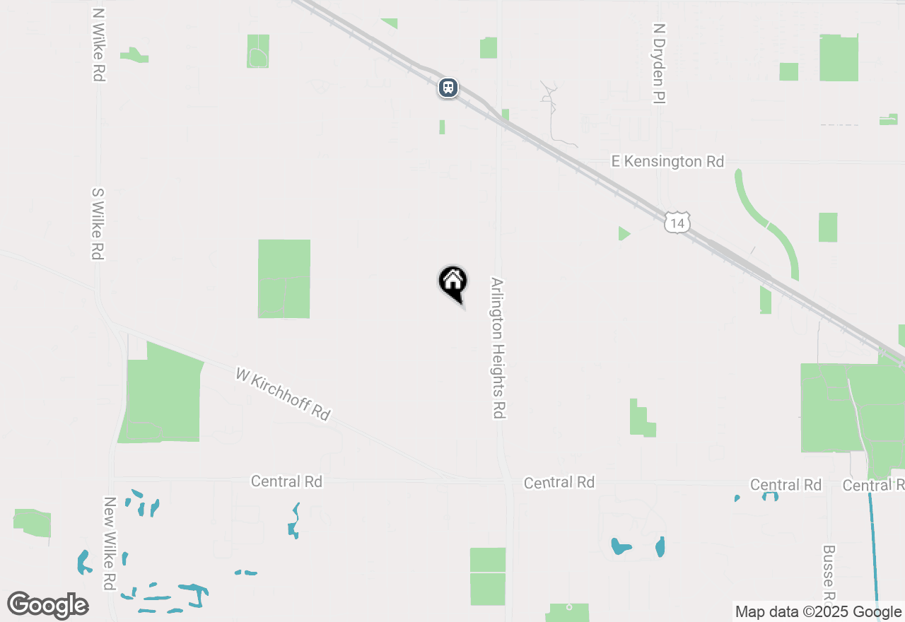 Map of 542 S Dunton Avenue, Arlington Heights, IL 60005