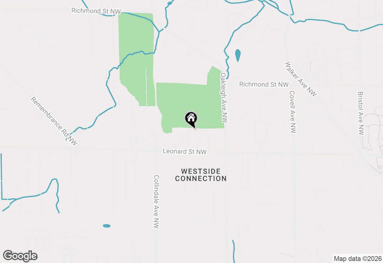 Map of 1330 Woodland Avenue Nw, Grand Rapids, MI 49504