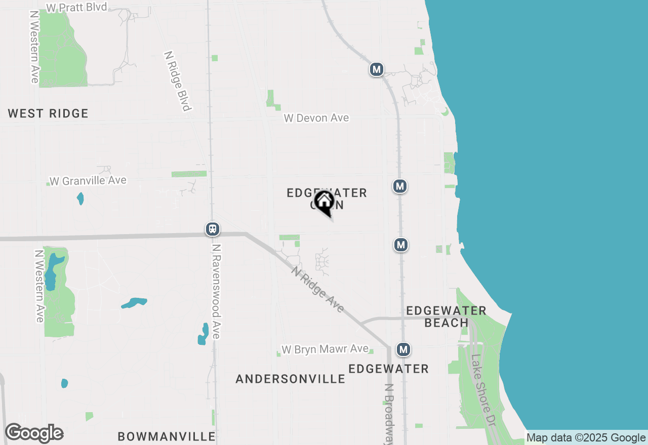 Map of 1405-09 W Norwood Street, Chicago, IL 60660