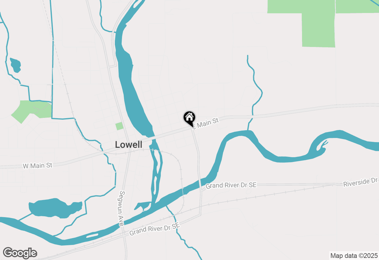 Map of 524 E Main Street, Lowell, MI 49331