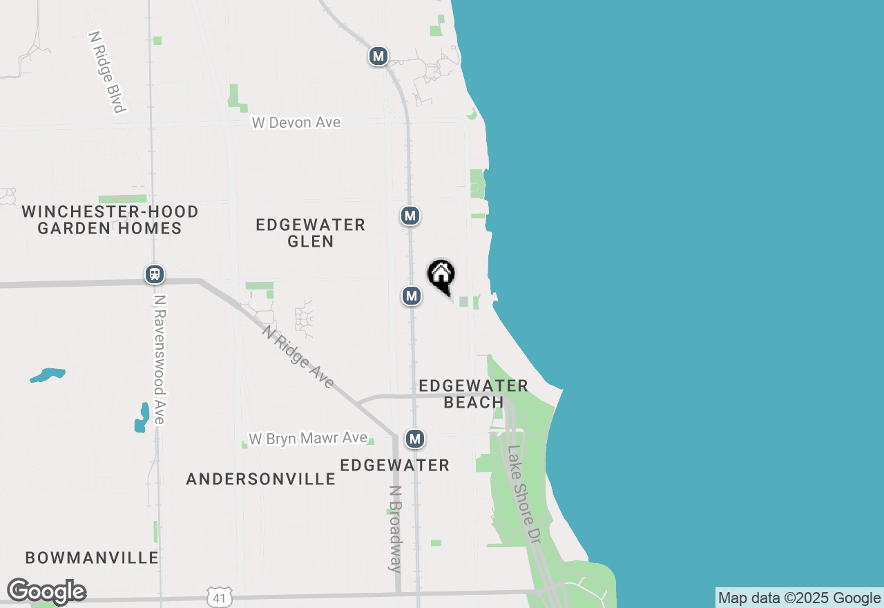 Map of 5920 N Kenmore Avenue #223, Chicago, IL 60660