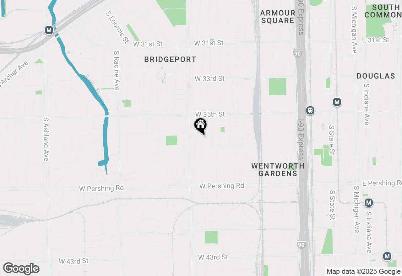 Map of 3617 S Emerald Avenue, Chicago, IL 60609
