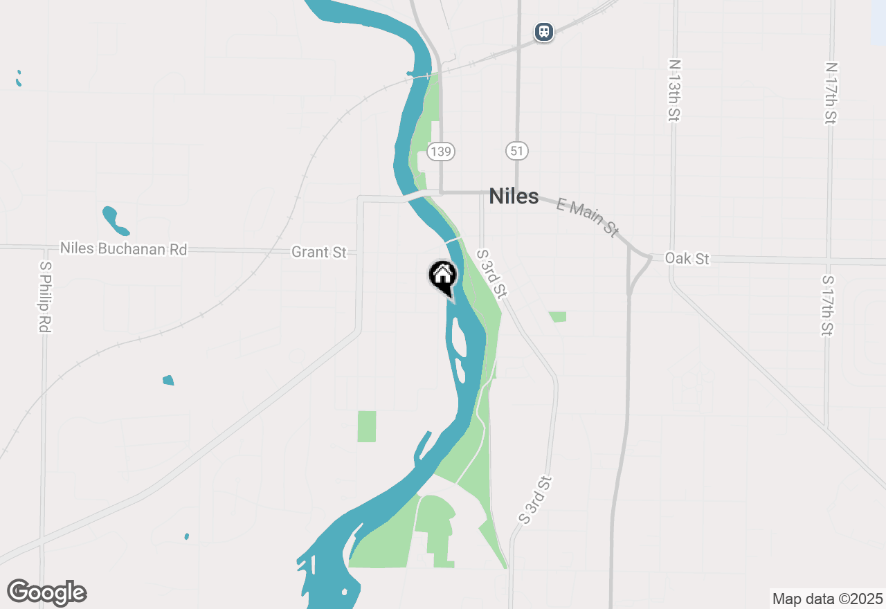 Map of 215 Parkway, Niles, MI 49120