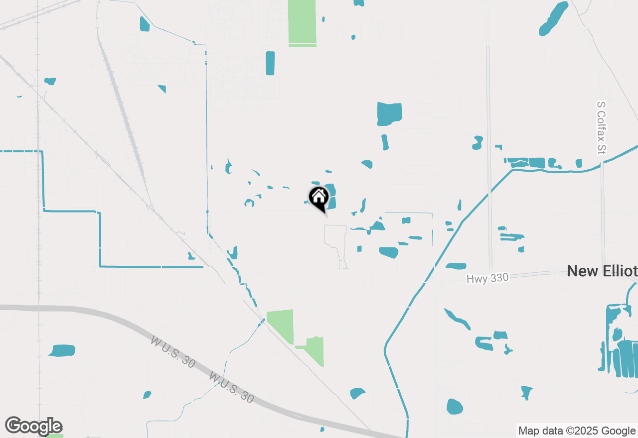 Map of 1413 Green Court, Schererville, IN 46375