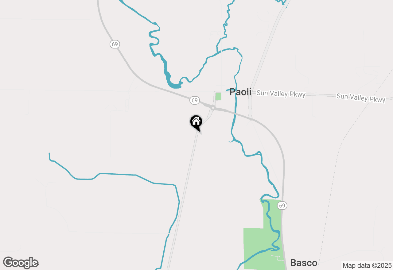 Map of 1299 County Road Pb, Belleville, WI 53508