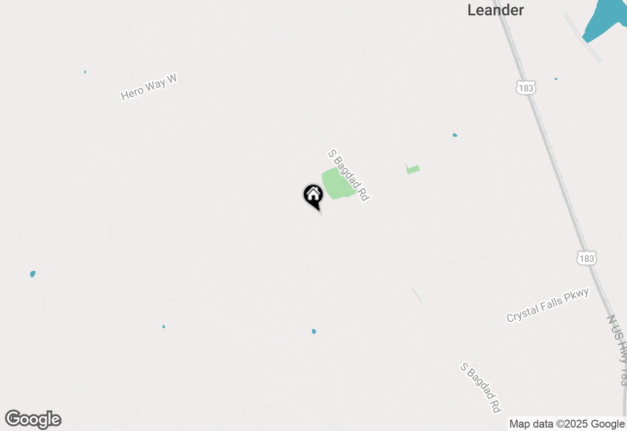 Map of 1401 Eagles Way, Leander, TX 78641