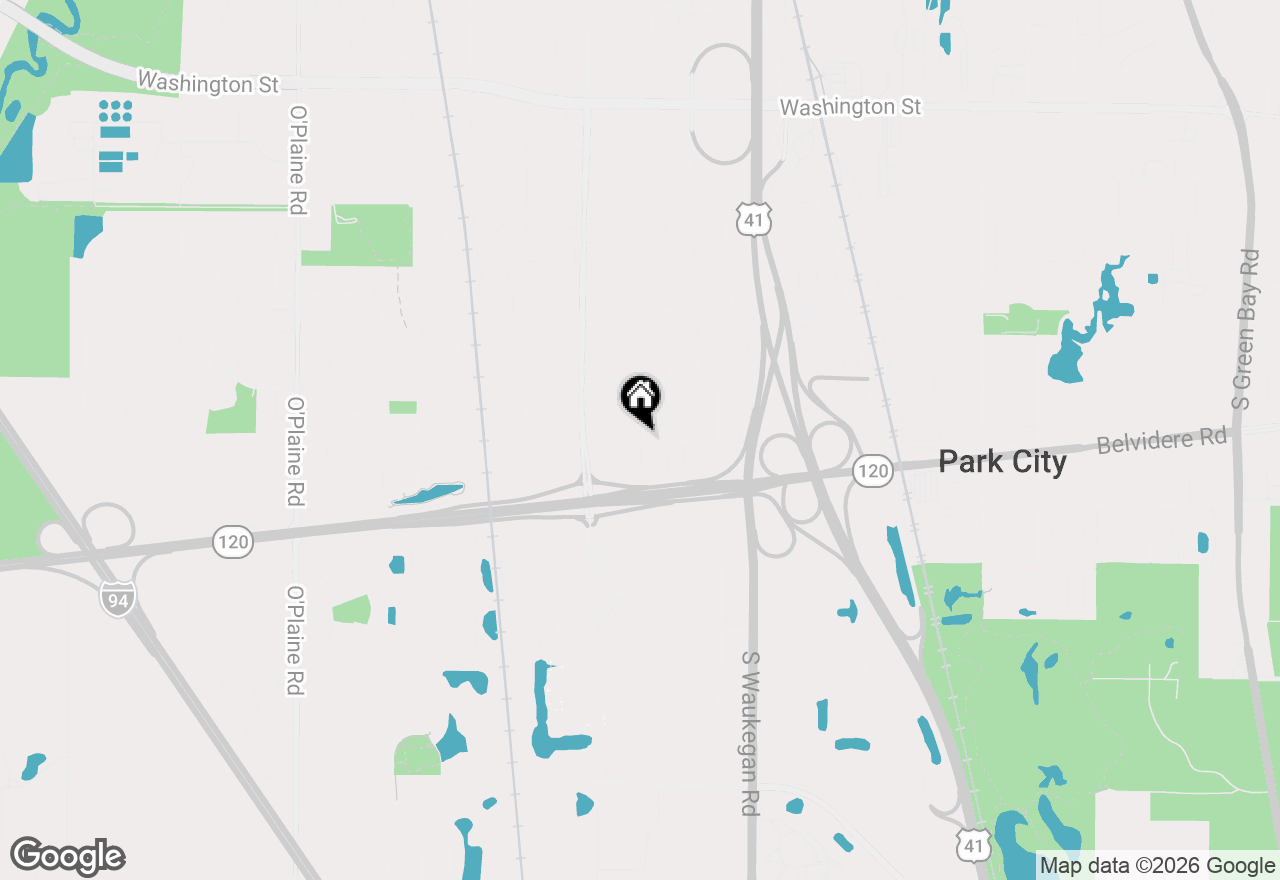 Map of 0 Greenview Avenue, Park City, IL 60085