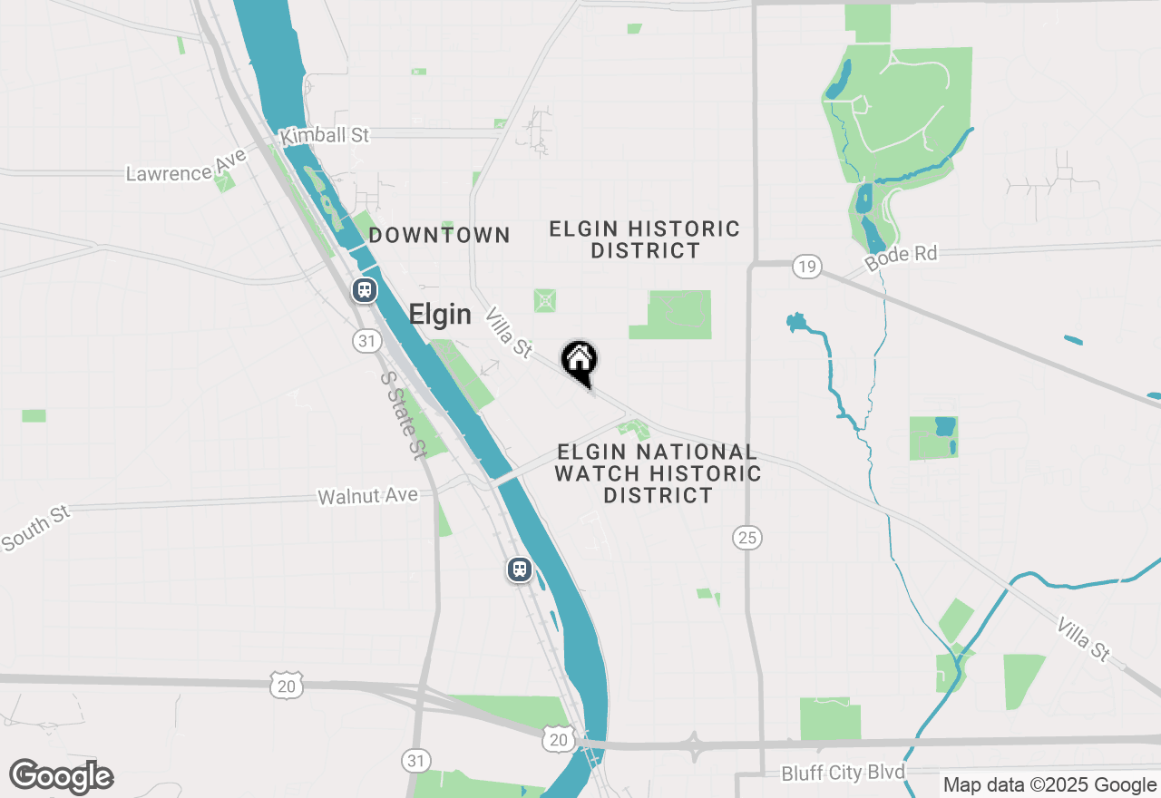 Map of 281 Gifford Place, Elgin, IL 60120