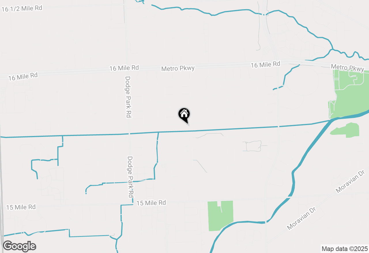 Map of 12376 Canterbury Drive, Sterling Heights, MI 48312