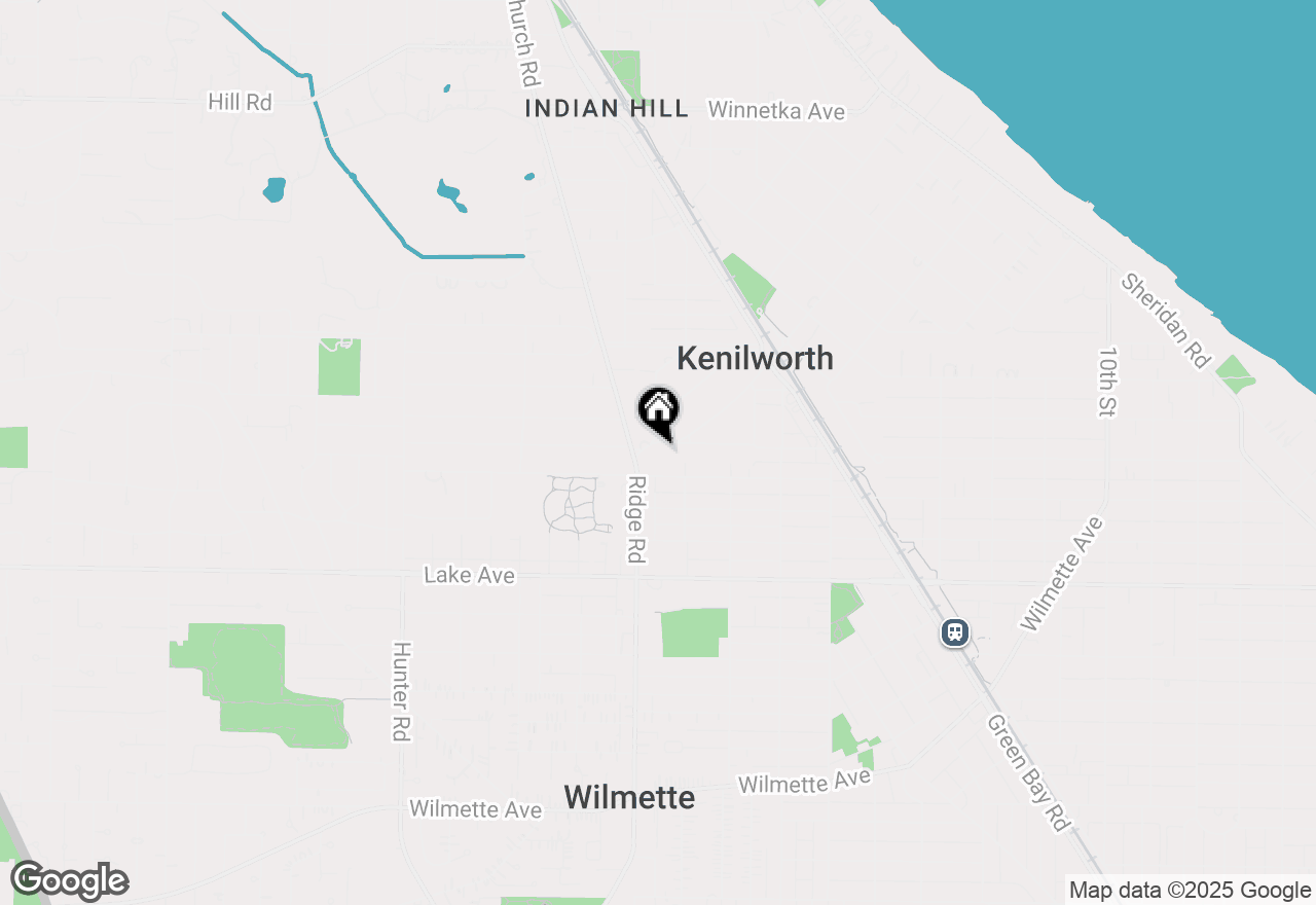 Map of 622 Kenilworth Avenue, Kenilworth, IL 60043