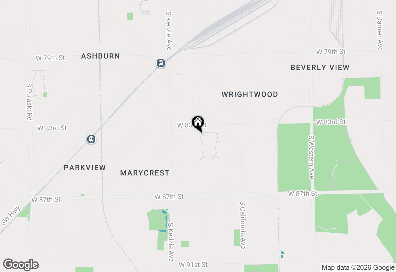Map of 3029 W 83rd Place, Chicago, IL 60652