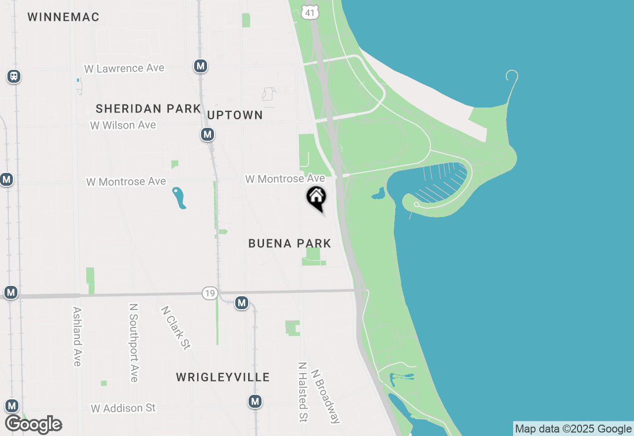 Map of 706 W Hutchinson, Chicago, IL 60613