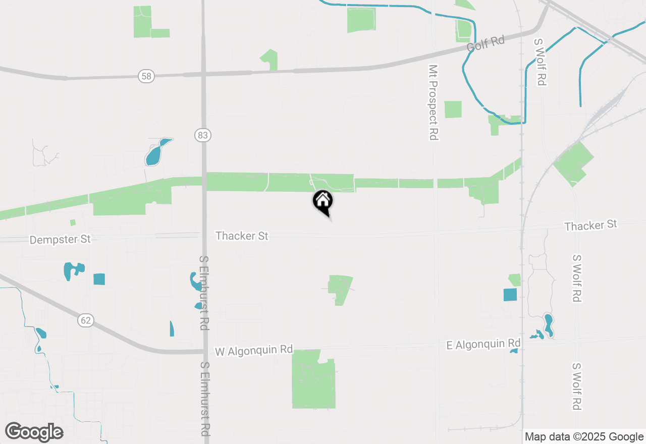 Map of 761 Marshall Drive, Des Plaines, IL 60016