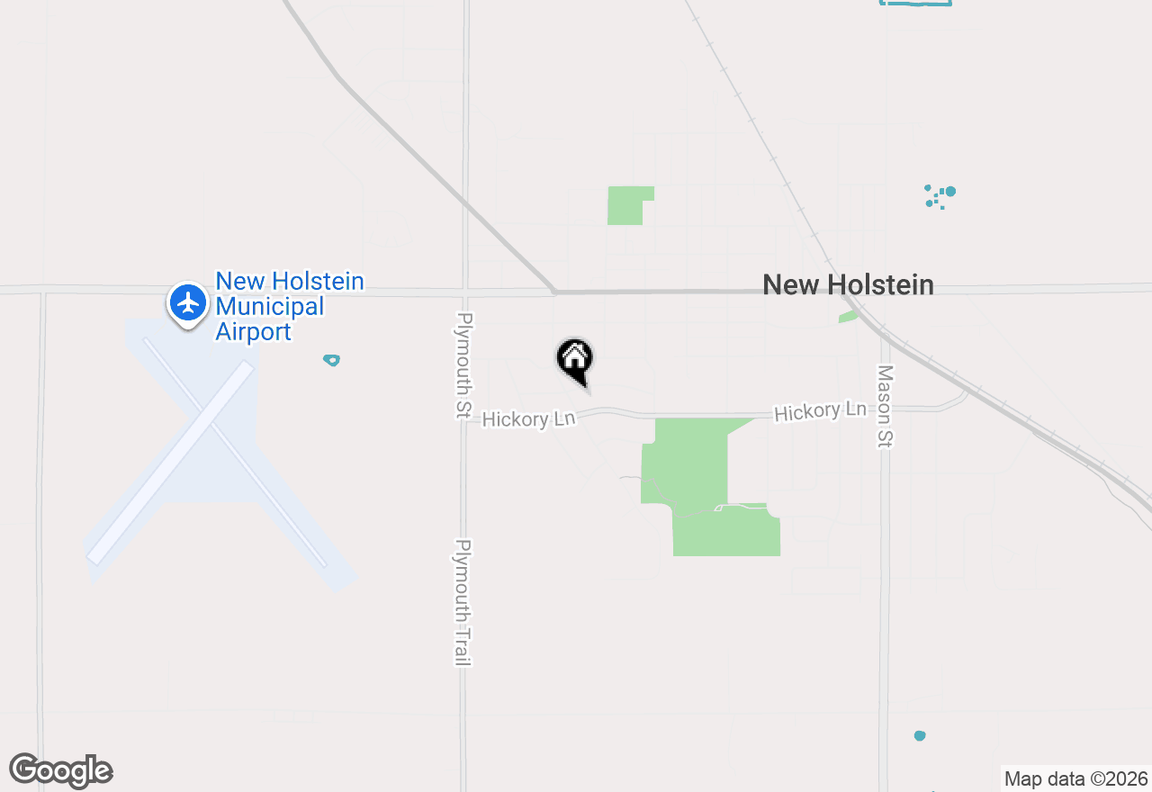 Map of 1604 Calumet Dr, New Holstein, WI 53061