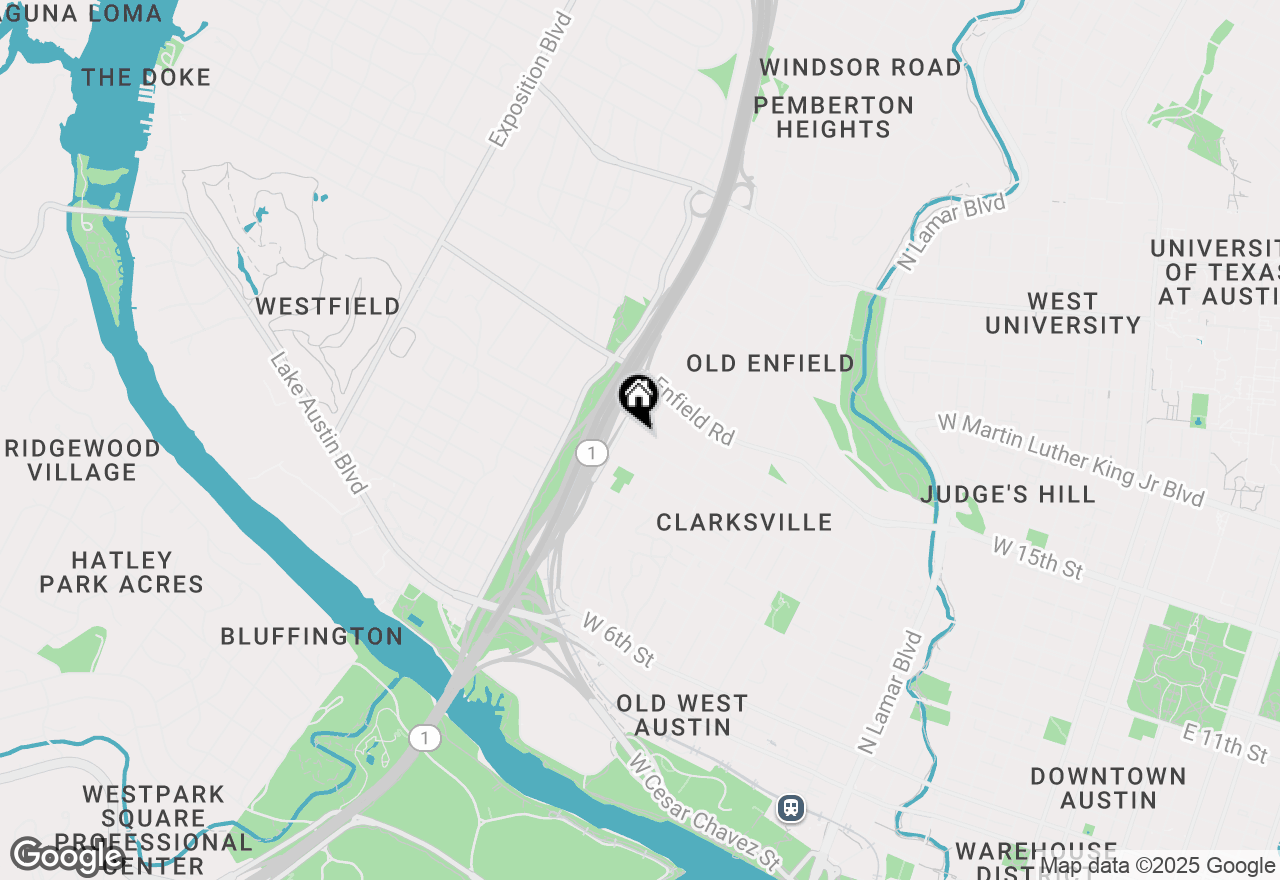 Map of 1814 Waterston Ave #104, Austin, TX 78703