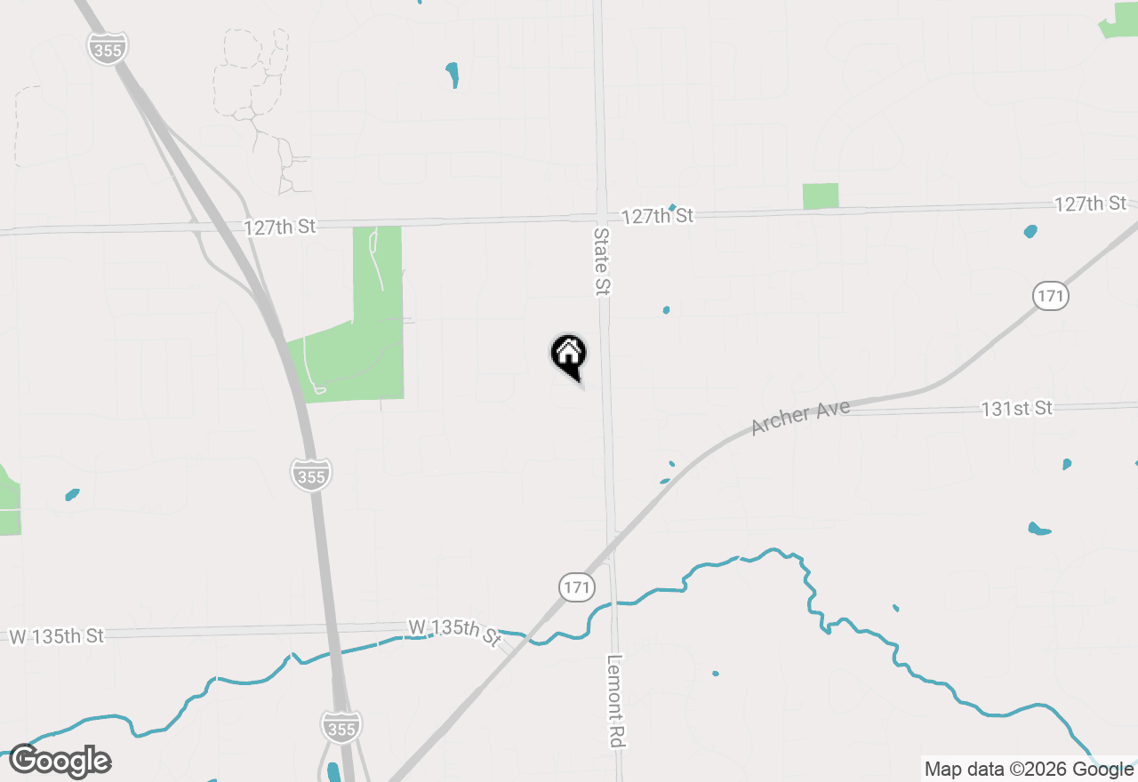 Map of 110 Harper Lane, Lemont, IL 60439