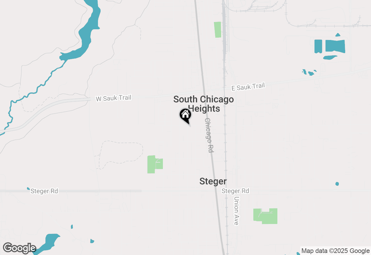 Map of (Address confidential), Steger, Illinois 60475