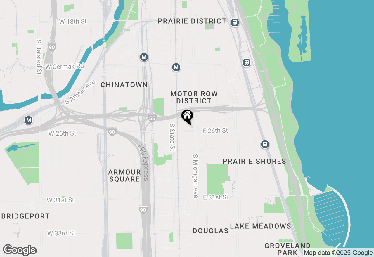 Map of 50 E 26th Street #418, Chicago, IL 60616