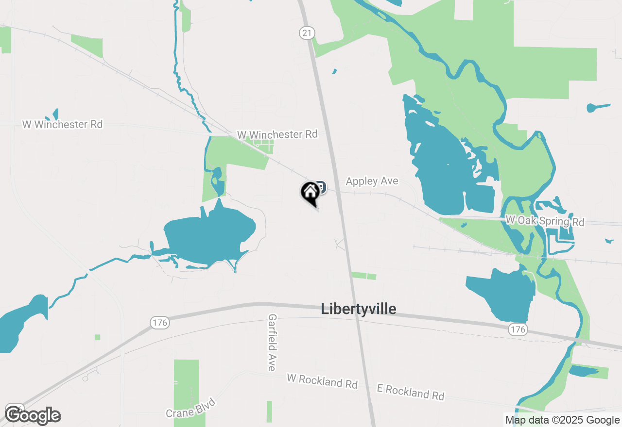 Map of 215 Lake Street, Libertyville, IL 60048