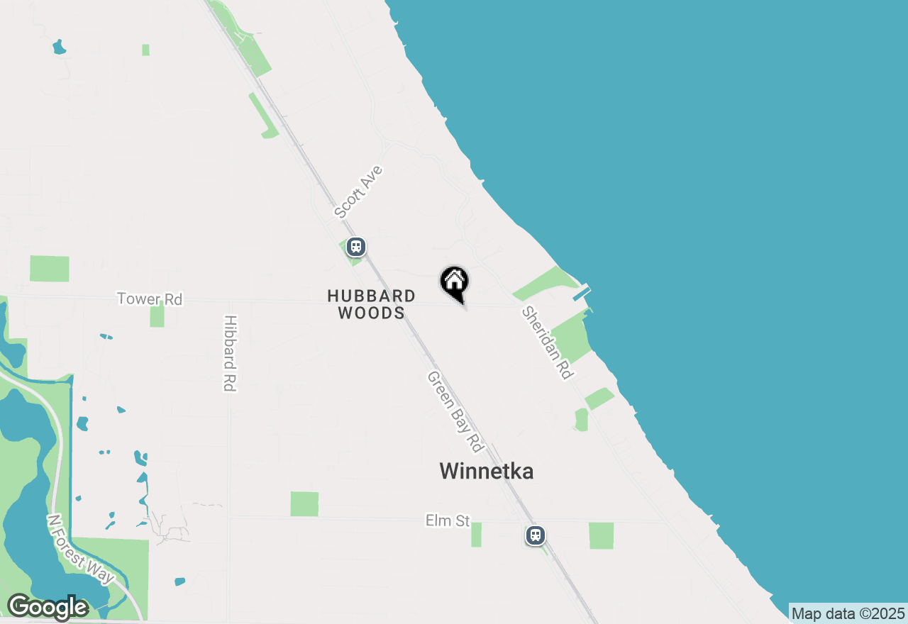 Map of 867 Lincoln Avenue, Winnetka, IL 60093