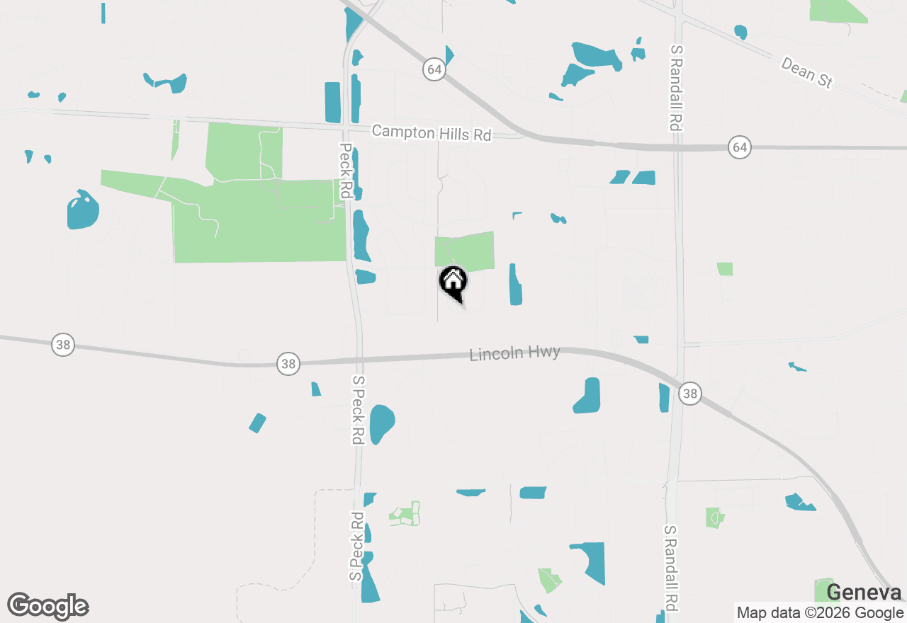 Map of 2986 Langston Circle, St. Charles, IL 60175