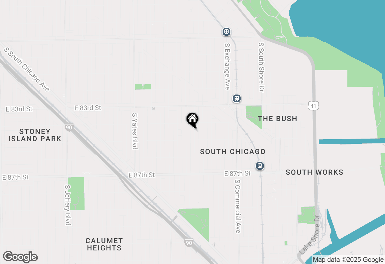 Map of 8430 S Manistee Avenue, Chicago, IL 60617