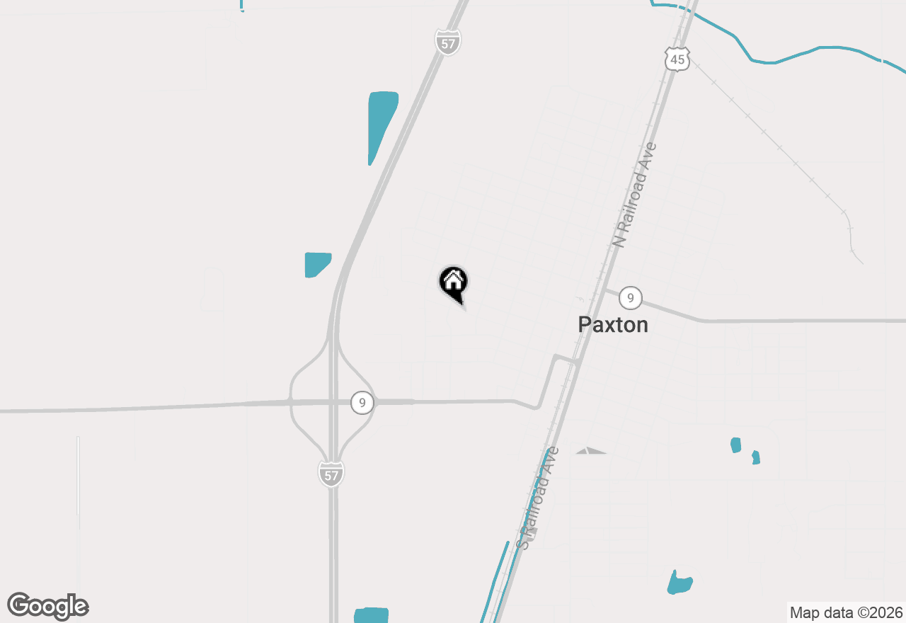 Map of 327 S Elm Street, Paxton, IL 60957
