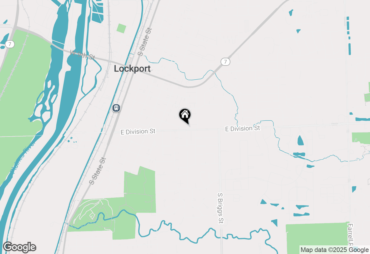 Map of 592 E 13th Street, Lockport, IL 60441