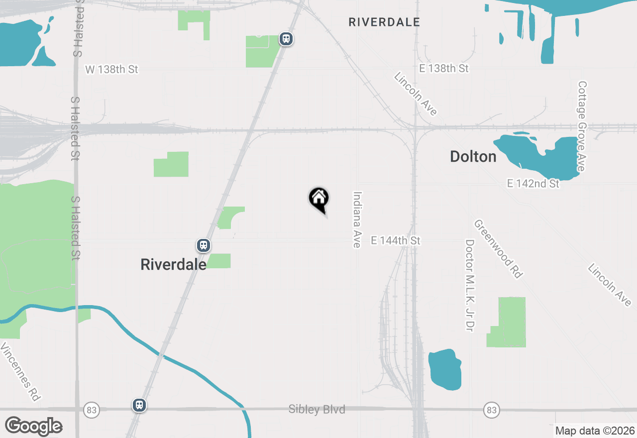 Map of 14309 S Wabash Avenue, Riverdale, IL 60827