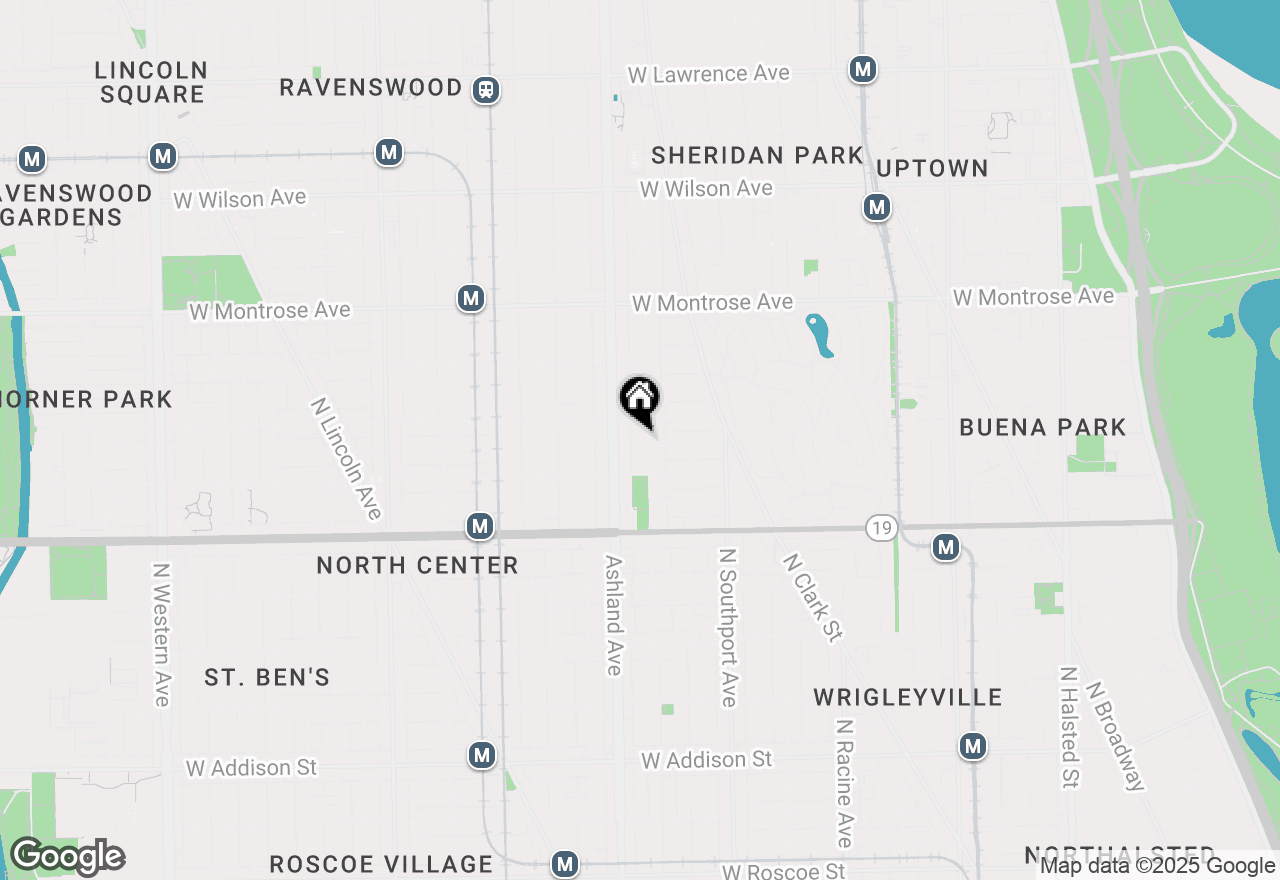 Map of 4136 N Greenview Avenue, Chicago, IL 60613