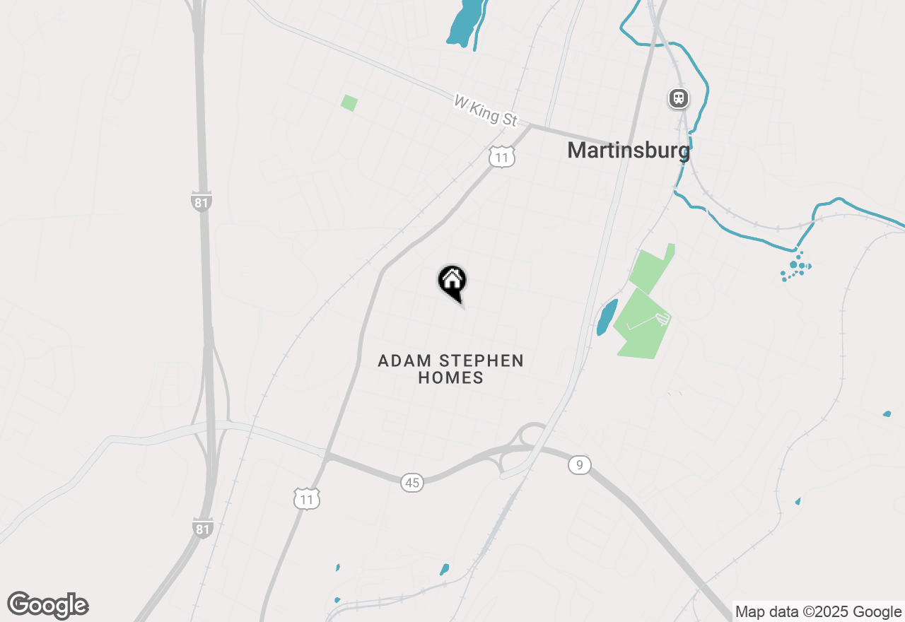 Map of 913 West Virginia Avenue, Martinsburg, WV 25401