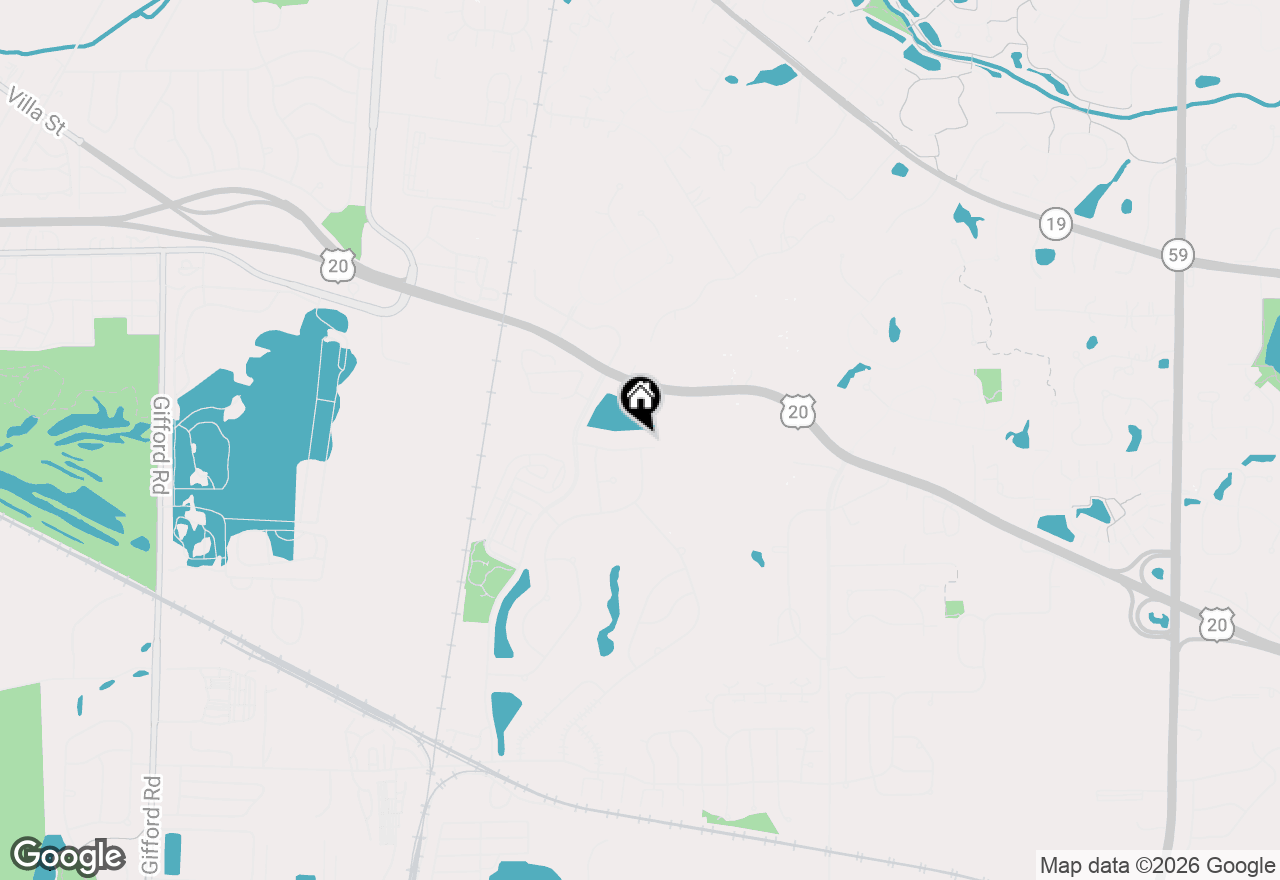 Map of 1718 Belcourt Lane, Elgin, IL 60120