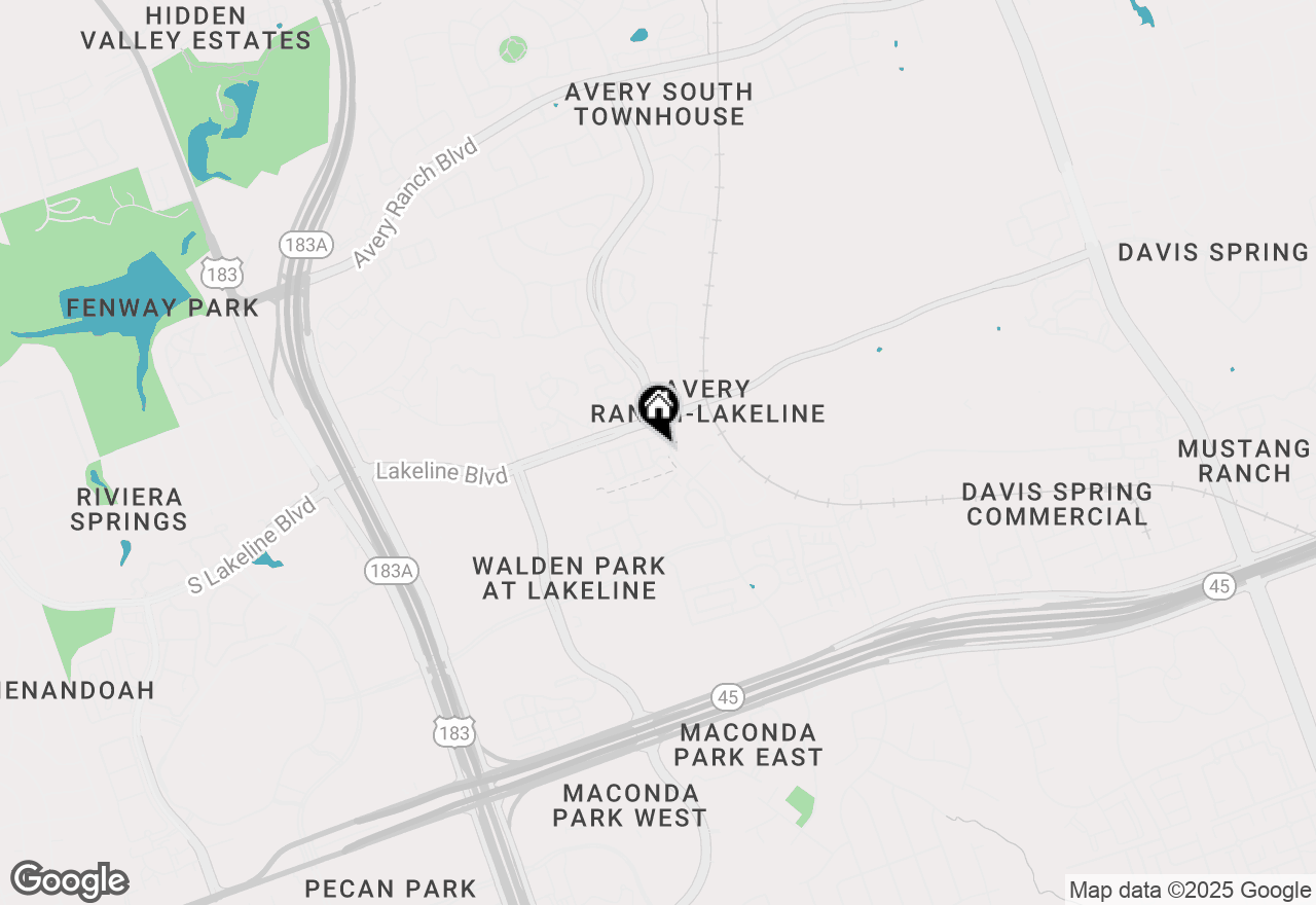 Map of 13800 Lyndhurst St #125, Austin, TX 78717