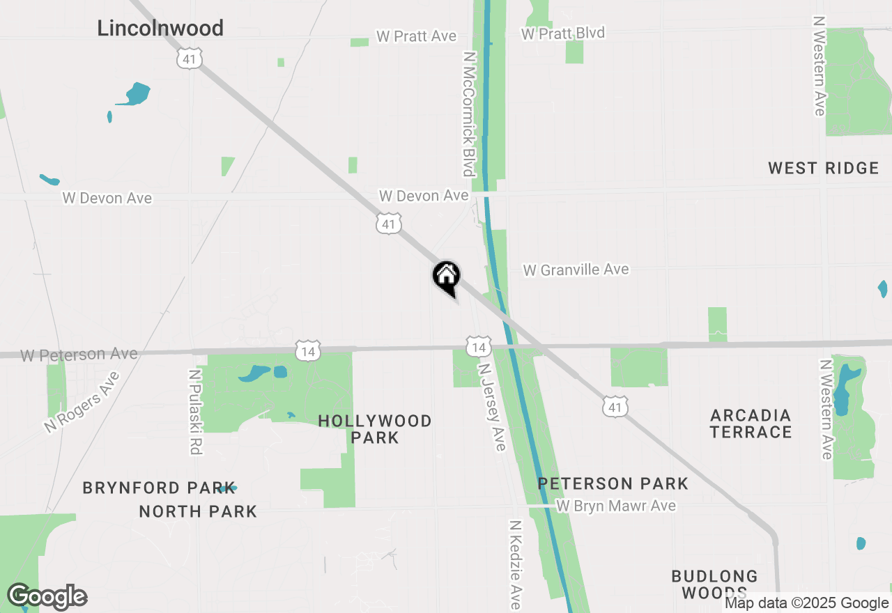 Map of 3340 W Glenlake Avenue, Chicago, IL 60659