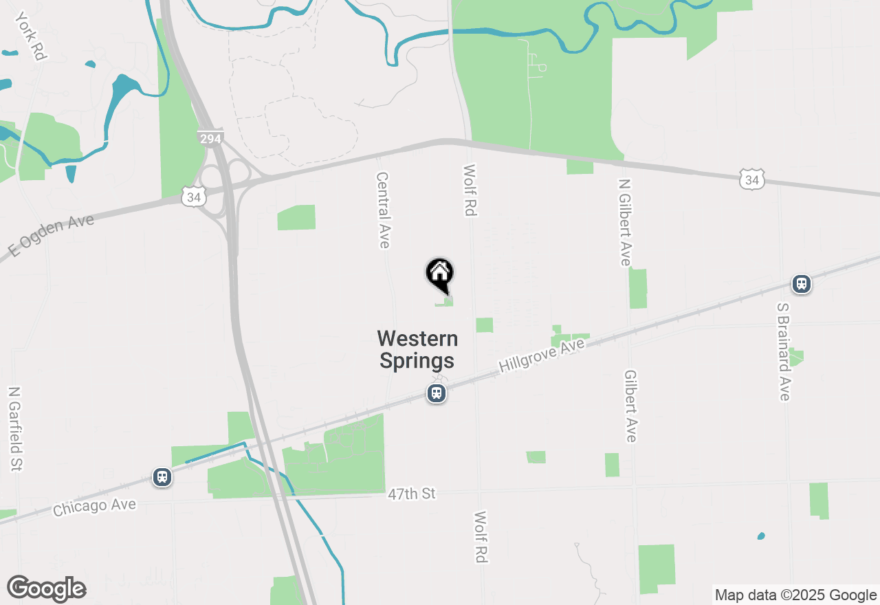 Map of 4205 Grand Avenue, Western Springs, IL 60558