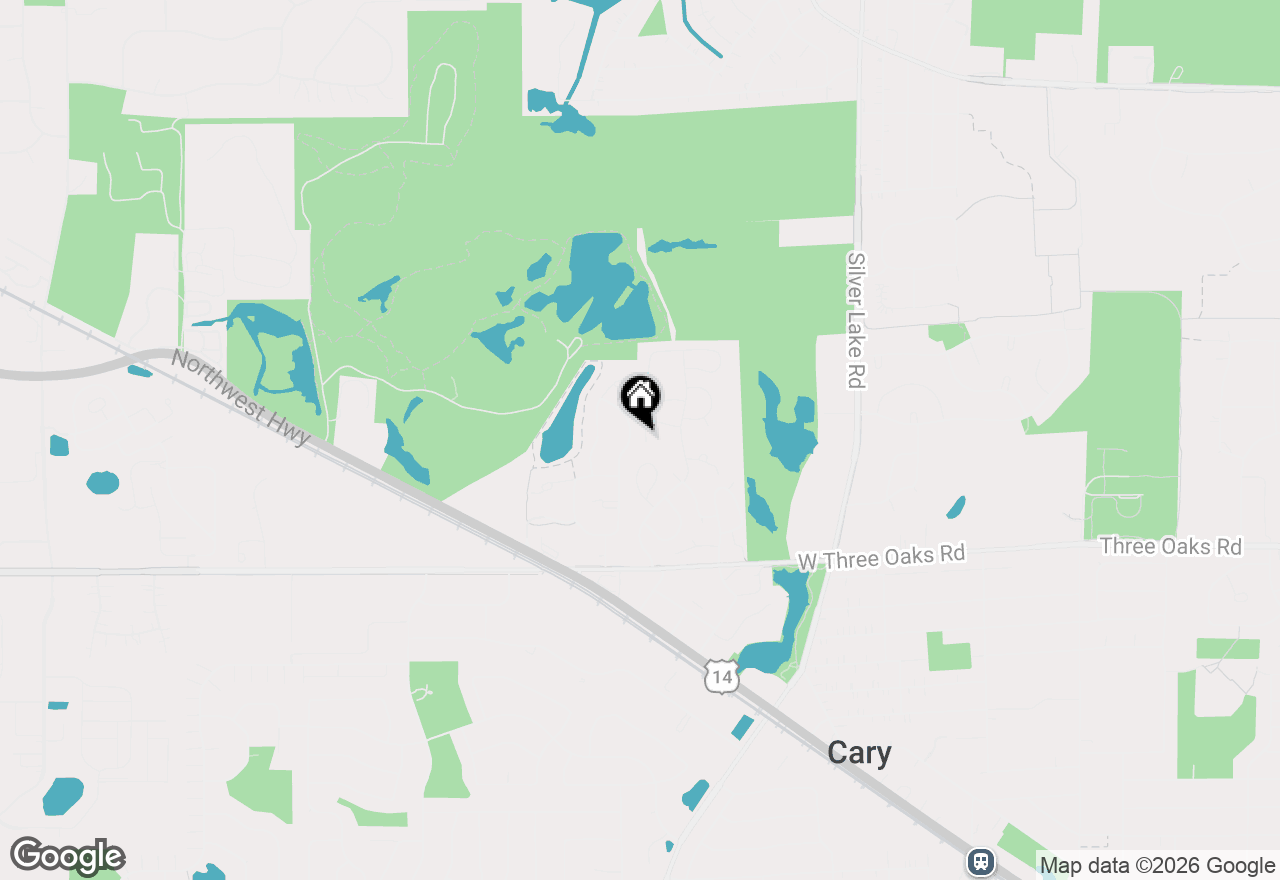 Map of 54 Linden Court, Cary, IL 60013