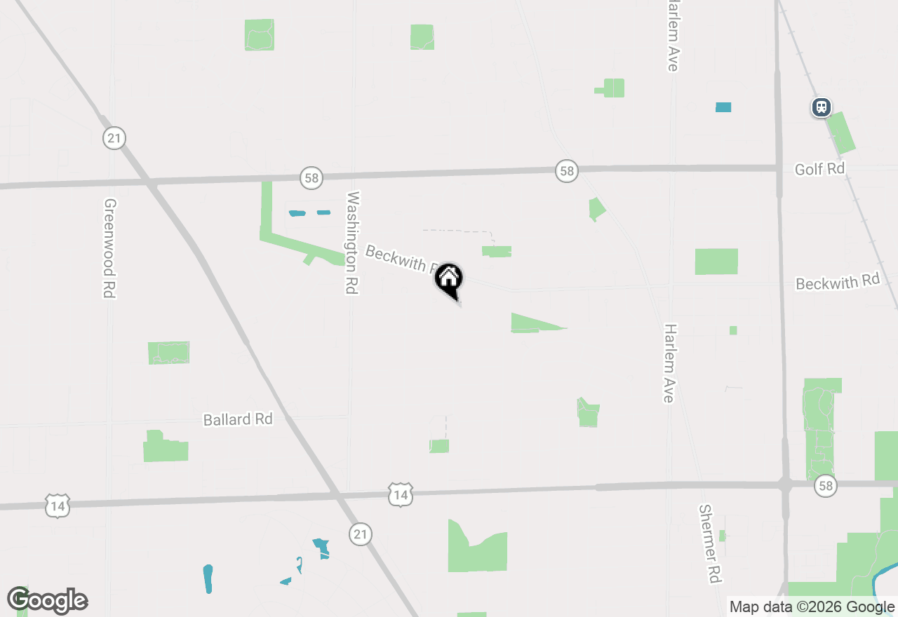 Map of (Address confidential), Morton Grove, Illinois 60053