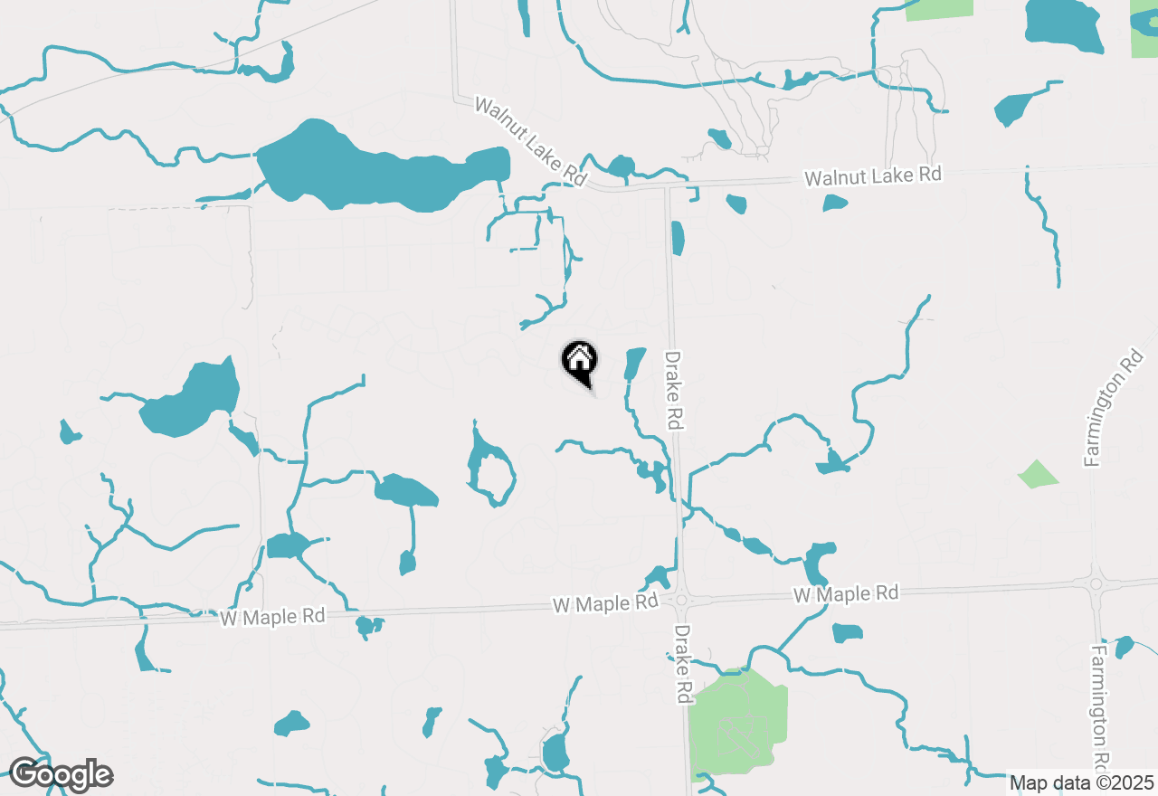 Map of 6267 Celeste Road, West Bloomfield, MI 48322