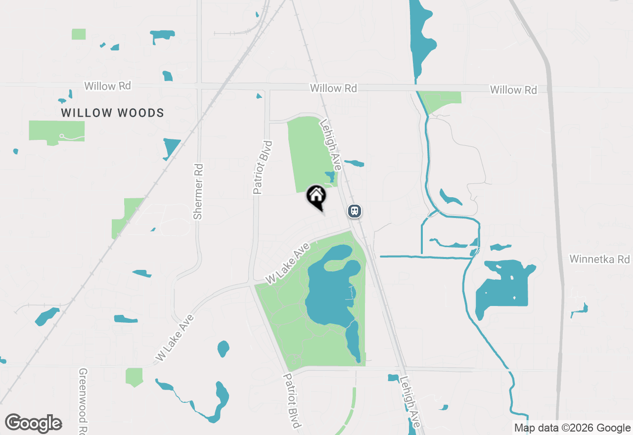 Map of 2464 Violet Street, Glenview, IL 60026