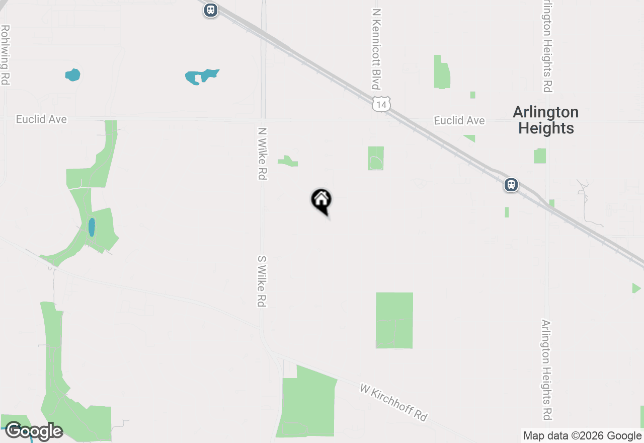 Map of 12 S Princeton Court, Arlington Heights, IL 60005