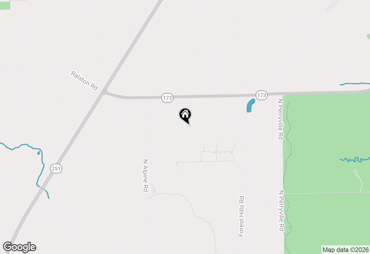 Map of 4771 Alexandra Lane, Machesney Park, IL 61115