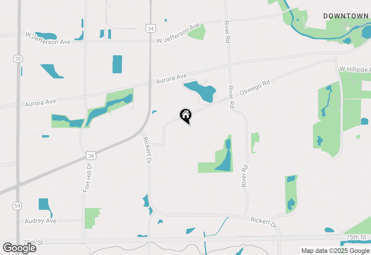 Map of 1412 Ambleside Circle, Naperville, IL 60540