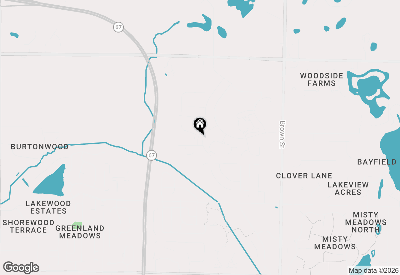 Map of 1267 Wild Rye Ln, Oconomowoc, WI 53066