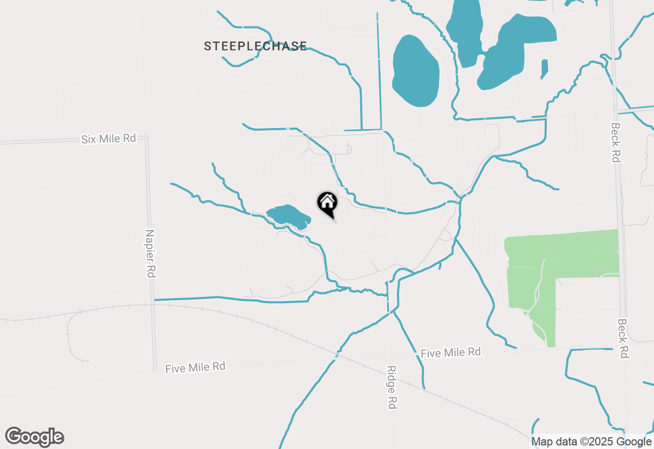 Map of 16865 Carriage Way, Northville, MI 48168