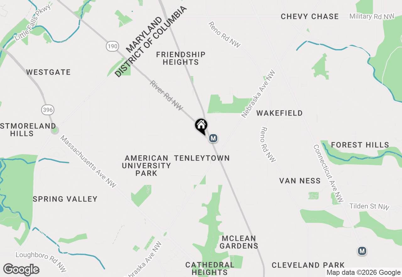 Map of 4101 Albemarle Street Nw #441, Washington, DC 20016