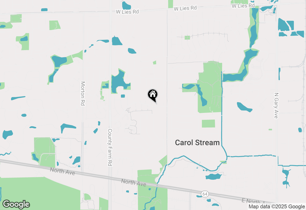 Map of 585 Kamiah Court, Carol Stream, IL 60188