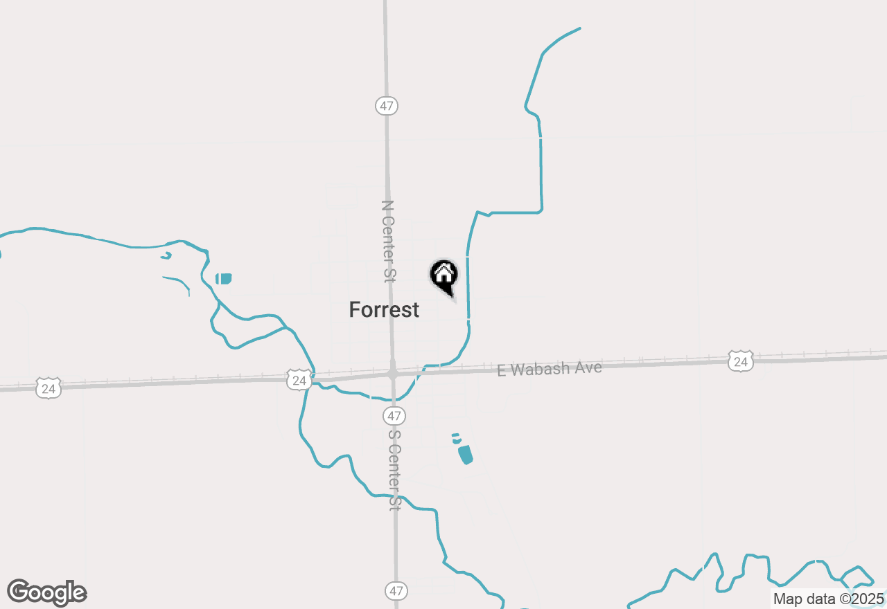 Map of 306 E Martin Street, Forrest, IL 61741