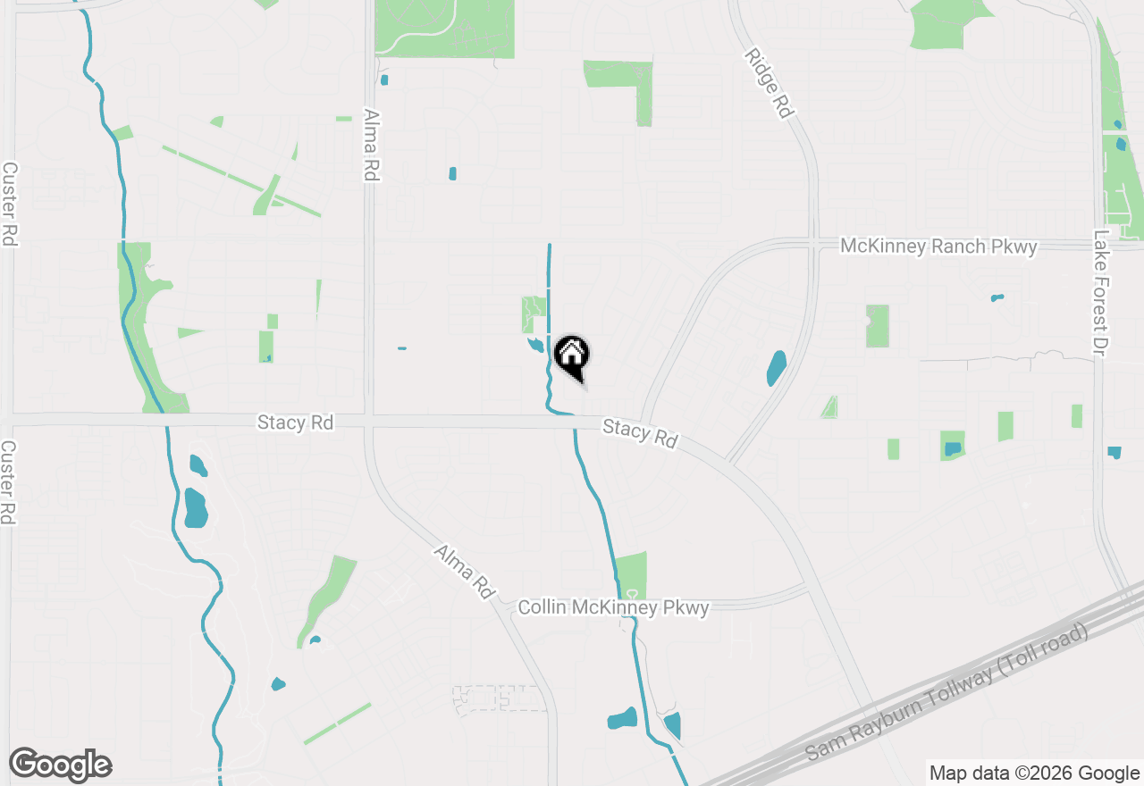 Map of 6608 Cristo Lane, Mckinney, TX 75070